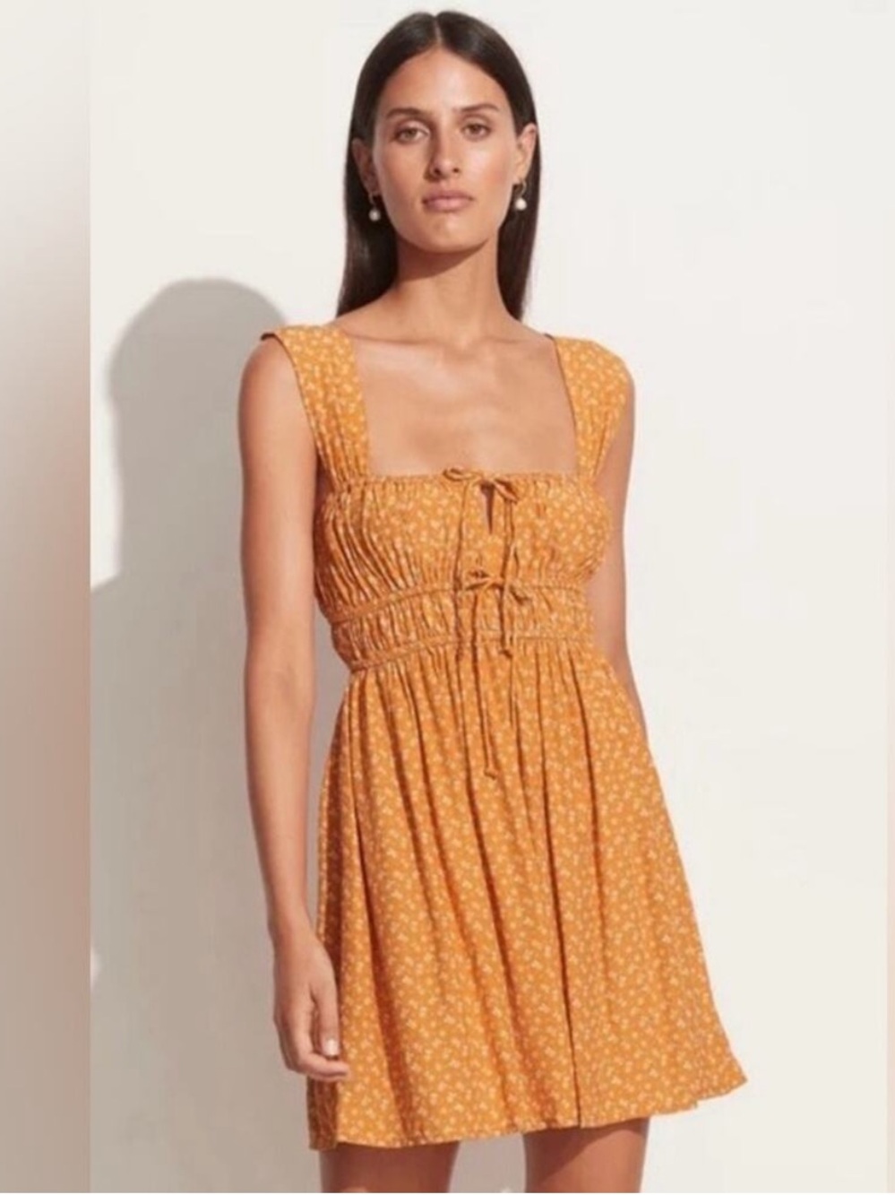 🆕 Faithfull the Brand Praia Mini Dress Ermita floral print size US 8/Large